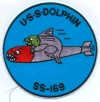 uss dolphin ss 169 submarine patch coffee mug