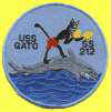 uss gato ss 212 submarine coffee mug patch
