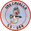uss cavalla ss 244 submarine coffee mug patch