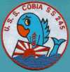 uss cobia ss 245 submarine coffee mug patch