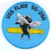 uss flier ss 250 submarine coffee mug patch