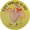 uss gabilan ss 252 submarine coffee mug patch