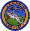 uss pompon ss 267 submarine coffe mug patch