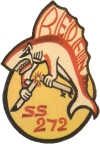 uss redfin ss 272 submarine coffee mug patch
