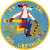 uss crevalle ss 291 submarine coffee mug patch