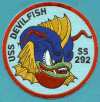 uss devilfish ss 292 submarine coffee mug patch