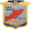 uss barbero ssg 317 submarine coffee mug patch