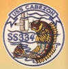 uss cabezon ss 334 submarine coffee mug patch