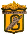 uss greenfish ss 351 submarine coffee mug patch