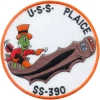 uss plaice ss 390 submarine coffee mug patch