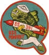 uss pomfret ss 391 submarine coffee mug patch