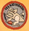 uss razorback ss 394 submarine coffee mug patch
