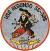 uss segundo ss 398 submarine coffee mug patch