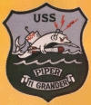uss piper ss 409 submarine coffee mug patch