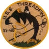 uss threadfin ss 410 submarine coffee mug patch