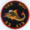 uss spot ss 413 submarine coffee mug patch