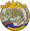 uss stickleback ss 415 submarine coffee mug patch