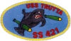 uss trutta ss 421 submarine coffee mug patch