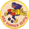 uss runner ss 476 submarine coffee mug patch