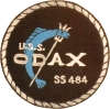 uss odax ss 484 submarine coffee mug patch