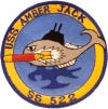 uss amber jack ss 522 submarine coffee mug patch