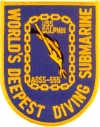 uss dolphin agss 555 submarine coffee mug patch