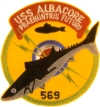 uss albacore ss569 submarine coffee mug patch
