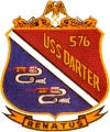 uss darter ss 576 submarine coffee mug patch