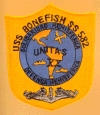 uss bonefish ss 582 submarine coffee mug patch
