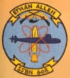 uss ethan allen ssbn 608 submarine coffee mug patch