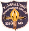 uss thomas a. edison ssbn 610 submarine coffee mug patch