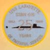 uss lafayette ssbn 616 submarine coffee mug patch