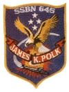 uss james k polk ssbn 645 submarine coffee mug patch