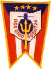 uss ohio ssbn 726 submarine coffee mug patch