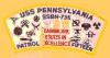 uss pennsylvania ssbn 735 submarine coffee mug patch