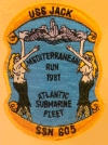 uss jack ssn 605 submarine coffee mug patch