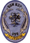 uss sturgeon ssn 637 submarine coffee mug patch