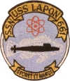 uss lapon ssn 661 submarine coffee mug patch