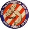 uss hammerhead ssn 663 submarine coffee mug patch