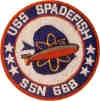 uss spadefish ssn 668 submarine coffee mug patch