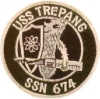 uss trepang ssn 674 submarine coffee mug patch