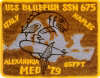 uss bluefish ssn 675 submarine coffee mug patch
