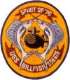 uss billfish ssn 676 submarine coffee mug patch