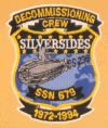uss silversides ssn 679 submarine coffee mug patch