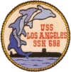 uss los angeles ssn 688 submarine coffee mug patch