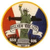 uss new york city ssn 696 submarine coffee mug patch