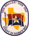uss dallas ssn 700 submarine coffee mug patch