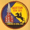 uss boston ssn 703 submarine coffee mug patch