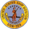 uss boston ssn 703 submarine coffee mug patch