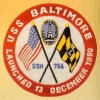 uss baltimore ssn 704 submarine coffee mug patch
